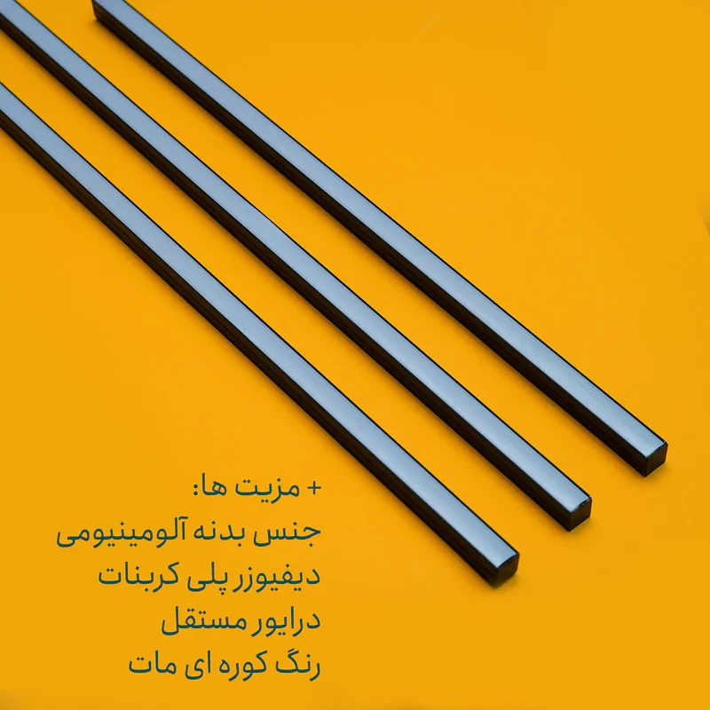 چراغ دیواری مدل لاینر ترمووالی کد D100-3 بسته 3 عددی
