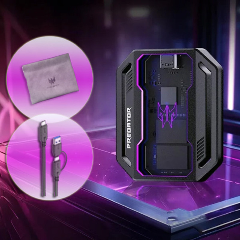 اس اس دی اکسترنال ایسر مدل BL.9BWWR.125 ظرفیت 1 ترابایت رابط USB 3.2 Gen2  به همراه کیف