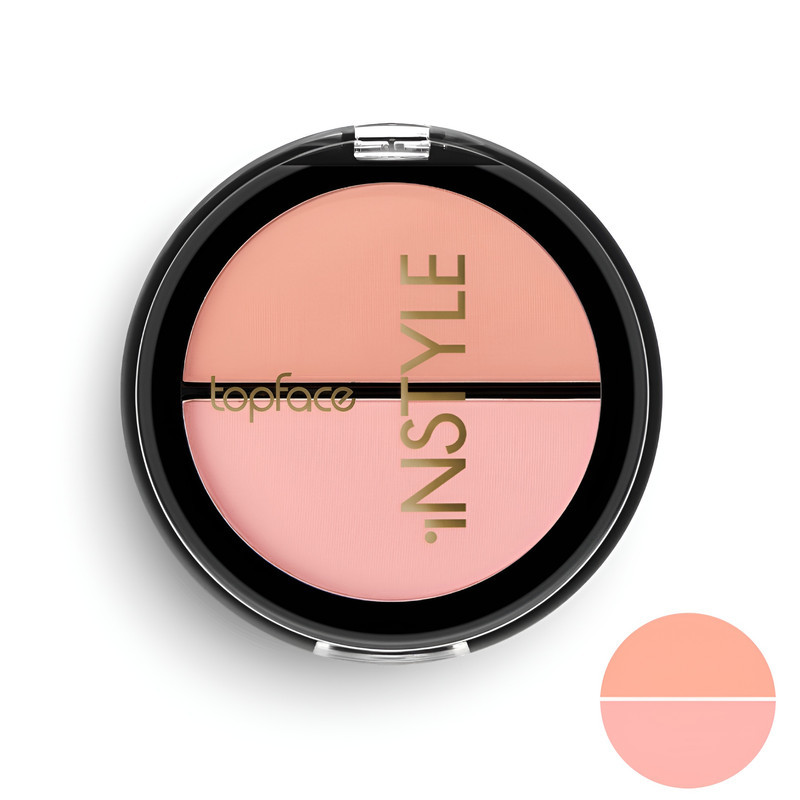 پالت رژگونه مات تاپ فیس مدل Instyle Twin شماره 006