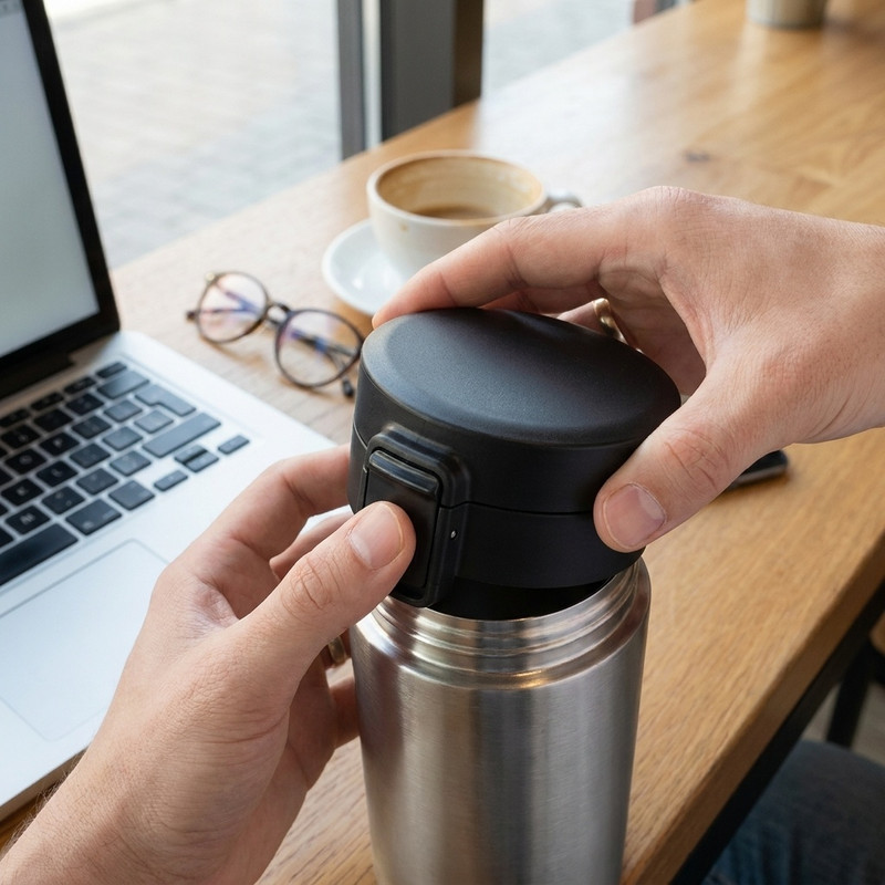 درب تراول ماگ مدل coffe