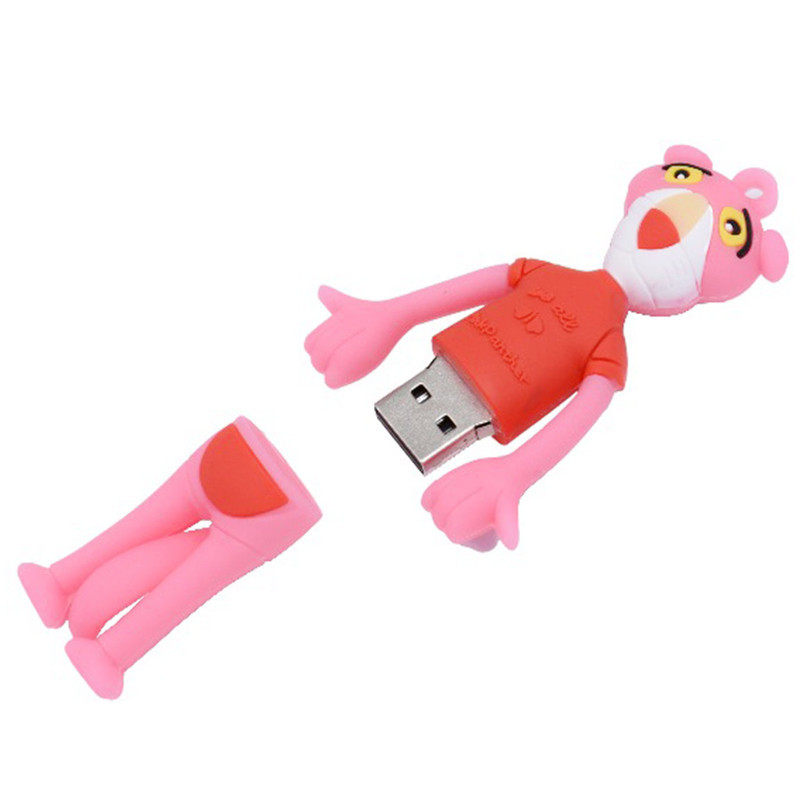 فلش مموری طرح پلنگ صورتی مدل UL-Pink Panther ظرفیت 64 گیگابایت