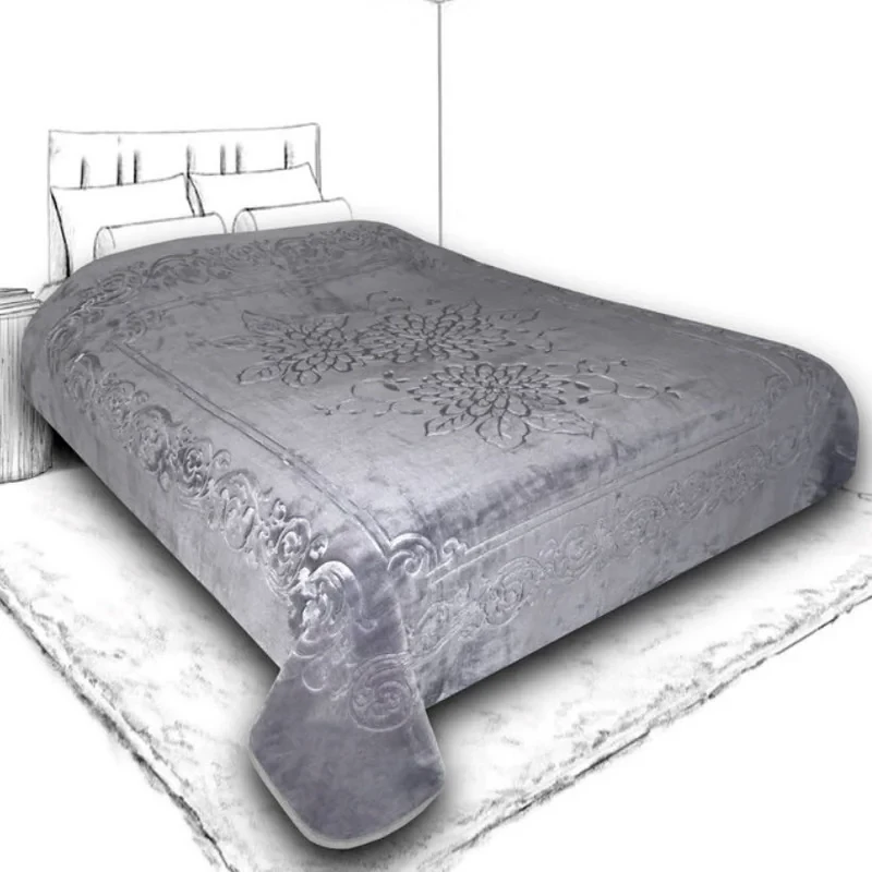 پتو گلبافت مدل الوان برجسته کد 350 سایز 240x220 سانتی متر