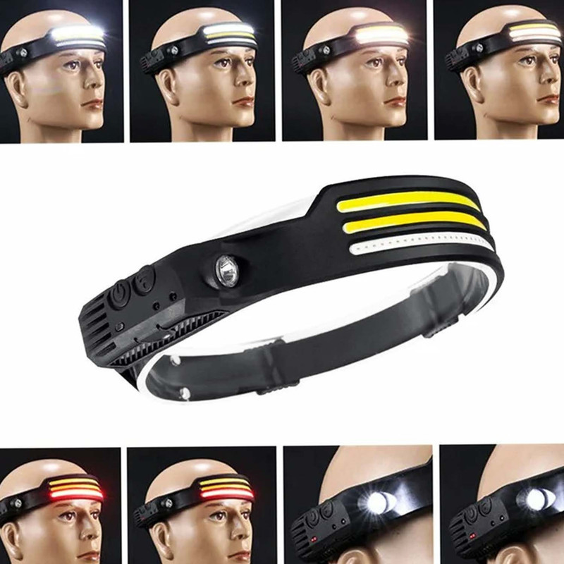 چراغ قوه پیشانی سنسور دار مدل MULTI FUNCTION کد 2147 با نور مهتابی
