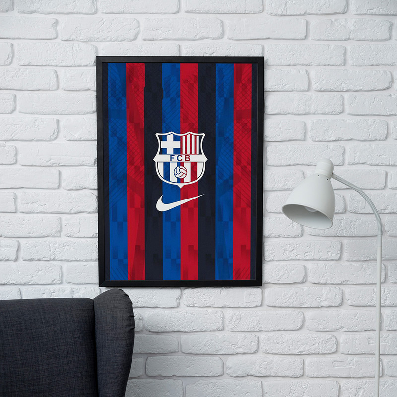 تابلو مدل دیواری طرح بارسلونا Barcelona  کد FD589