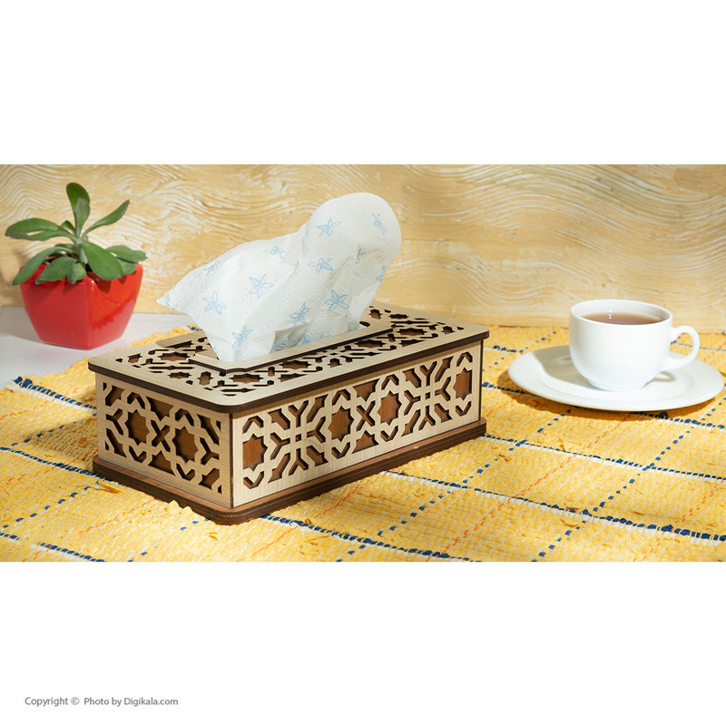 جای دستمال کاغذی هُم آدیس مدل نگین کد BF 012-KG