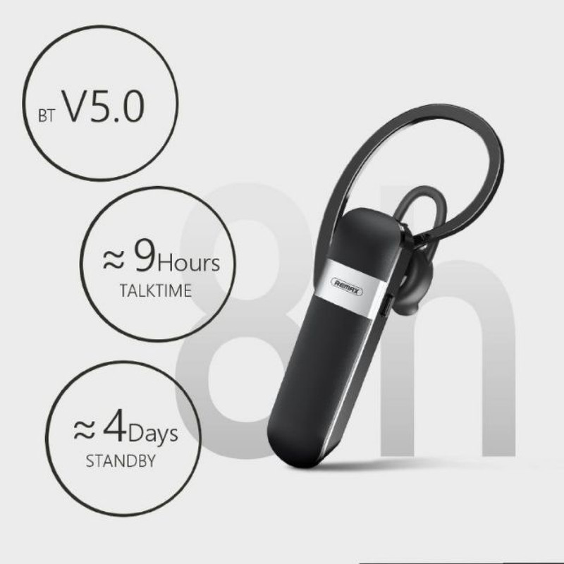 هندزفری بلوتوثی ریمکس مدل RB-T36 با نویز کنسلینگ فعال (ANC)، درگاه شارژ USB Type-C، دارای باتری قابل شارژ تا 4 روز، مقاوم در برابر رطوبت و عرق