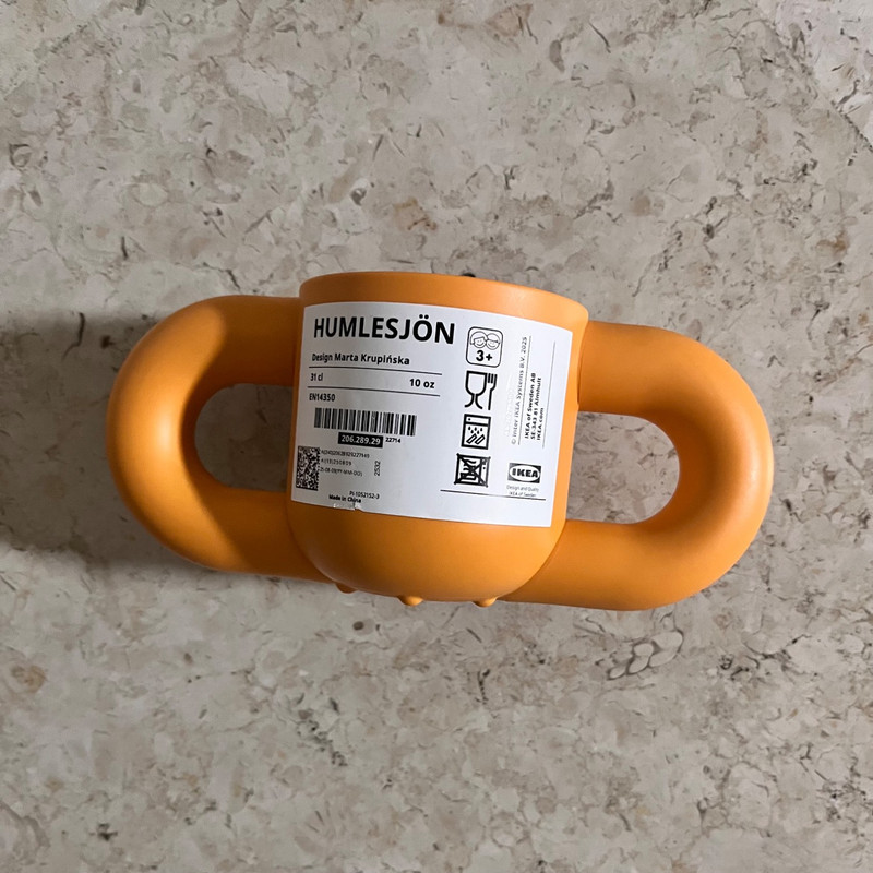ماگ کودک ایکیا طرح گرد مدل دسته دار HUMLESJON کد 206.289.29