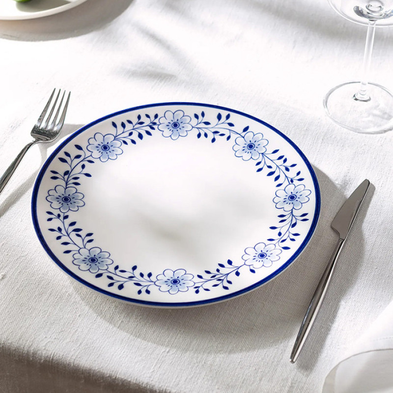 بشقاب غذاخوری مادام کوکو مدل Reve Bleu Floral 25