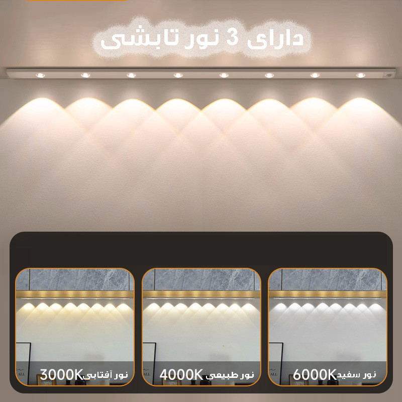 چراغ ال ای دی مدل زیر کابینتی کد LED8-80CM