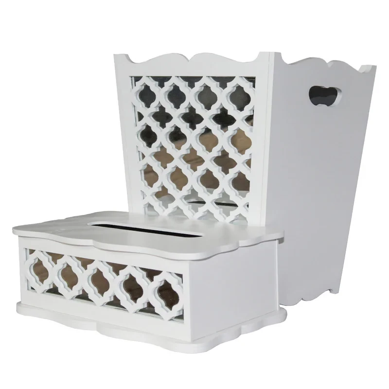 ست سطل و جای دستمال کاغذی مدل G190