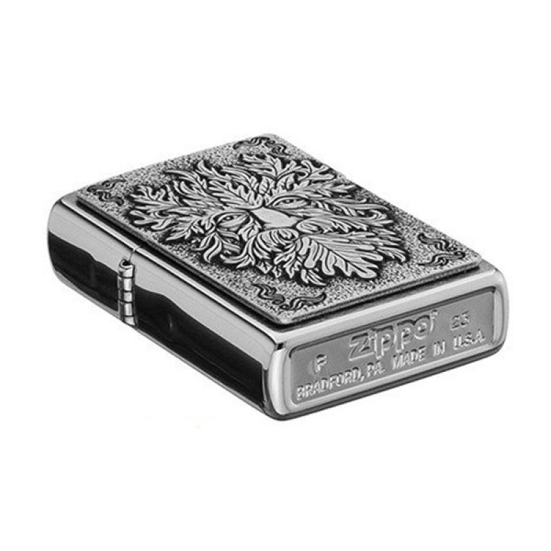 فندک بنزینی زیپو مدل 48906 200 MAN EMBLEM طرح برجسته
