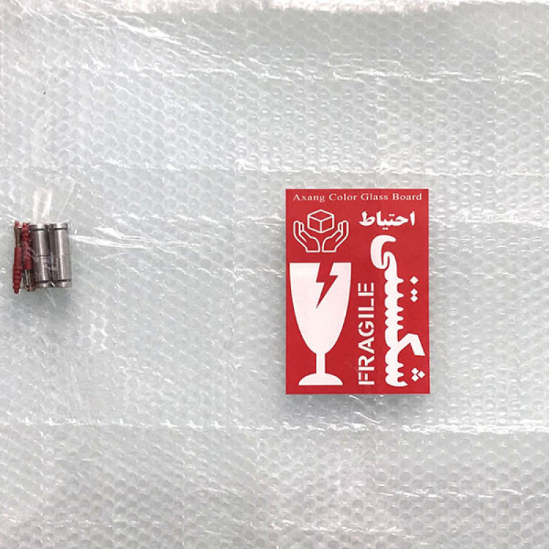 تخته وایت برد شیشه ای مدل BG96 سایز 70 × 100 سانتی متر