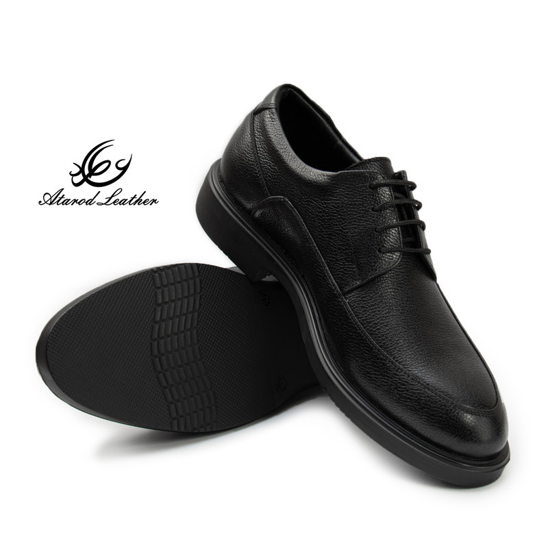 کفش رسمی مردانه چرم عطارد مدل چرم طبیعی کد SH323