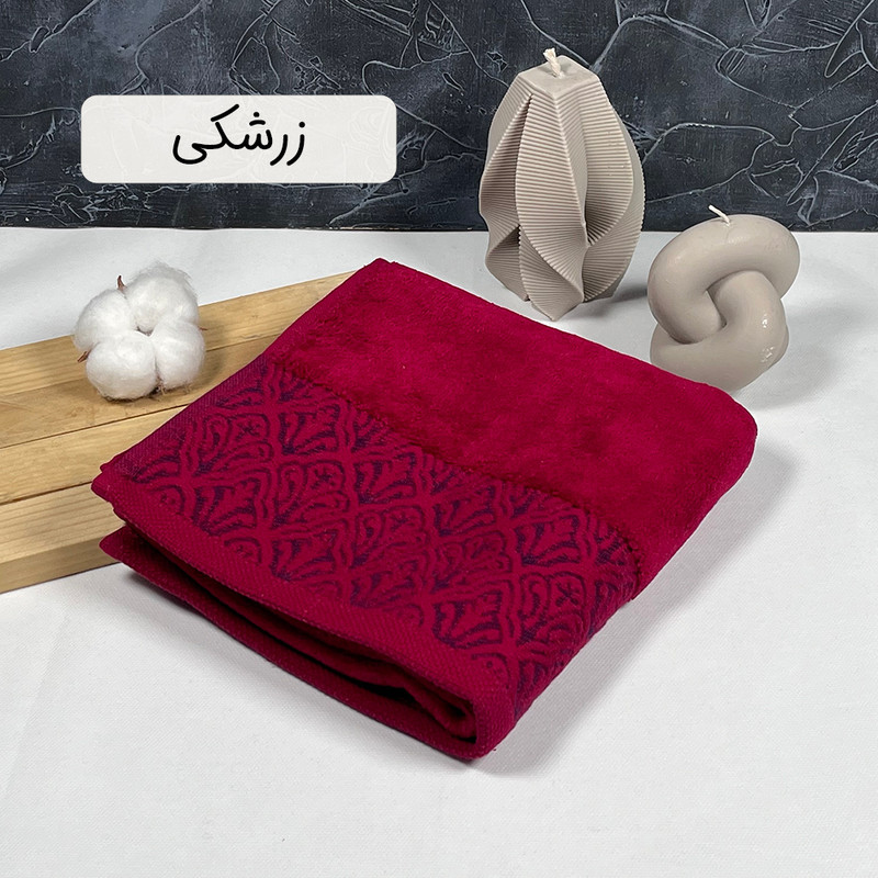 حوله دست و صورت هیرو طرح کاریزما سایز 40×75 سانتی متر