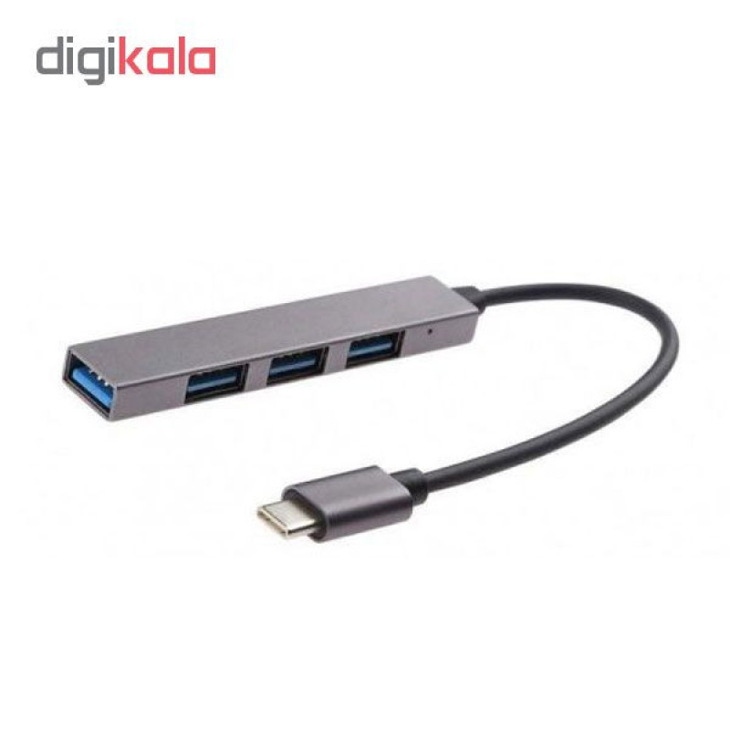 هاب 4 پورت USB-C مدل T809A