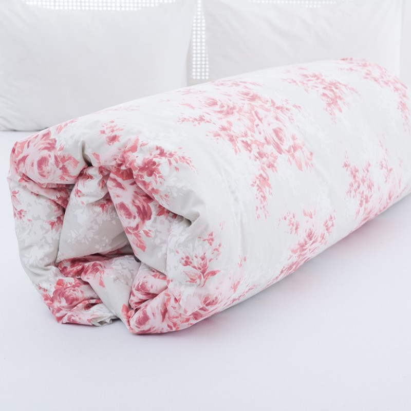 روکش لحاف انگلیش هوم مدل Snow Rose دو نفره سایز 200x220 سانتی متر