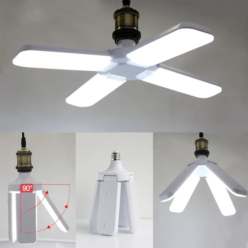 لامپ ال ای دی 50 وات هالی استار مدل FAN BULB FOUR BLADE 4 in 1 پایه E27
