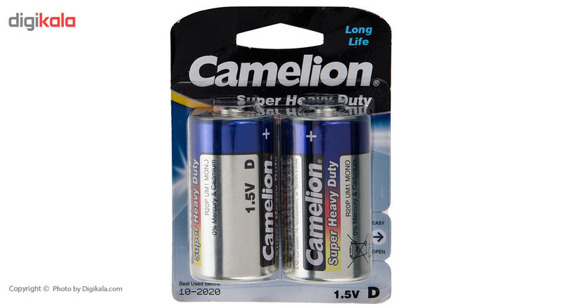 باتری D کملیون مدل Super Heavy Duty بسته 2 عددی
