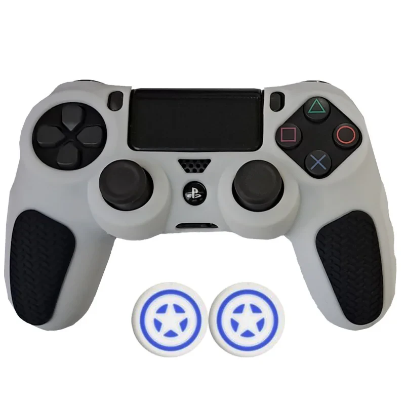 محافظ دسته پلی استیشن ۴ مدل Anti slip PS4400 به همراه روکش آنالوگ