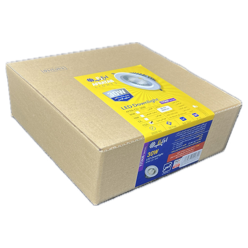 پنل توکار 30 وات افراتاب مدل  تایتان کد AF-SD-30W