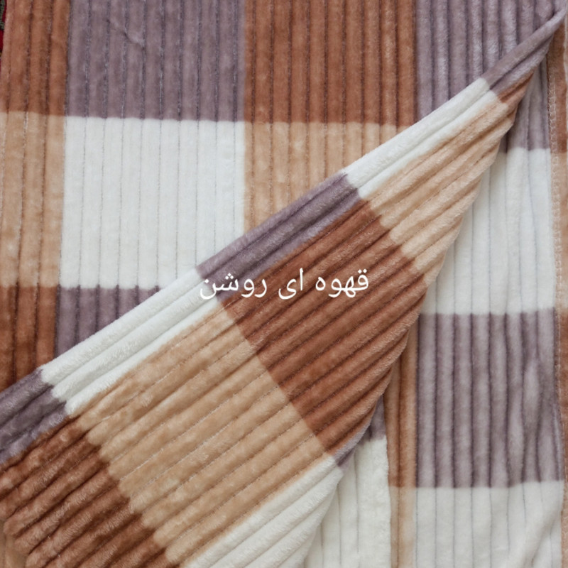 پتوی مسافرتی مدل پلیسه یکنفره کد 00k سایز 200x150 سانتی متر