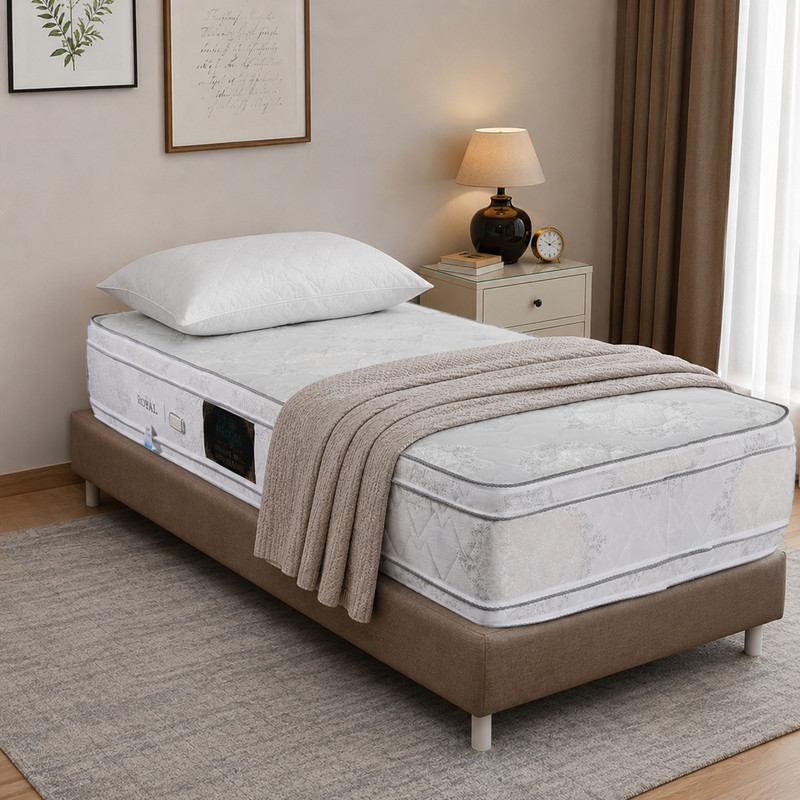 تشک رویال مدل مدیکال سوپر طبی‌ فنری کد M10P یک نفره سایز 200 × 120 سانتی‌ متر