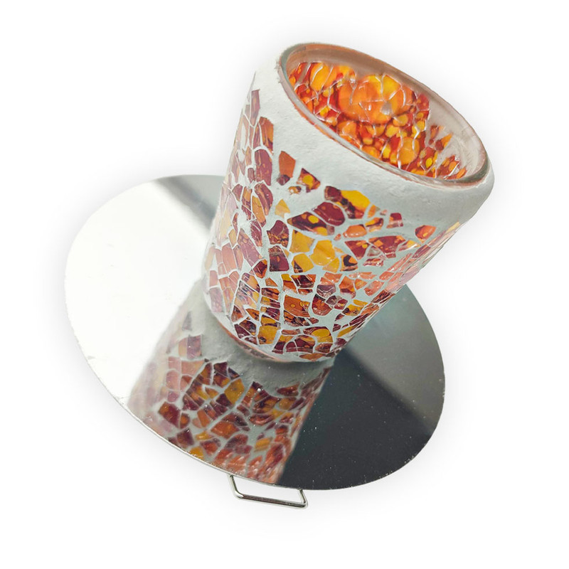 قاب چراغ هالوژن مدل دکوراتیو طرح کریستال پایه G4 کد G15 بسته 2 عددی