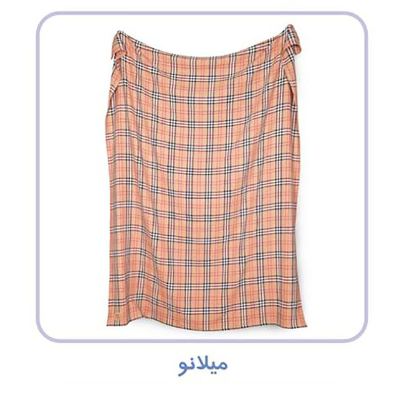 شال مبل برق لامع مدل میلانو غیرمخملی سایز 200x150 سانتی متر