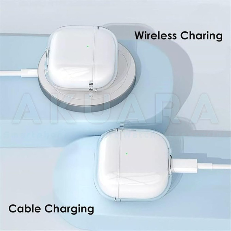 کاور آکوآرا مدل Clear مناسب برای کیس هدفون بی سیم اپل Airpods 4