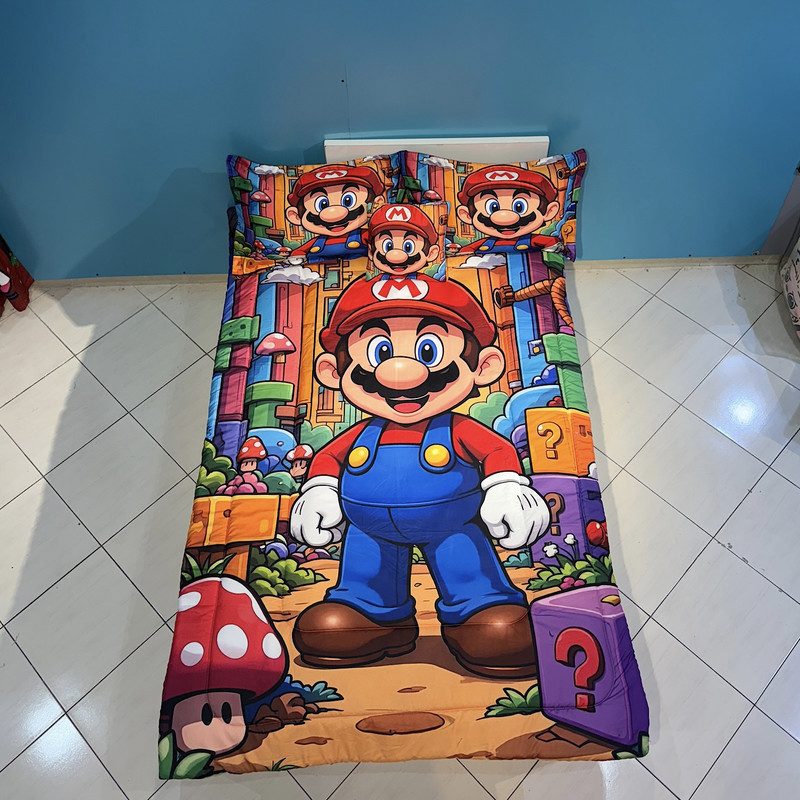 سرویس خواب 1 نفر 5 تکه مدل ماریو کد Mario 09