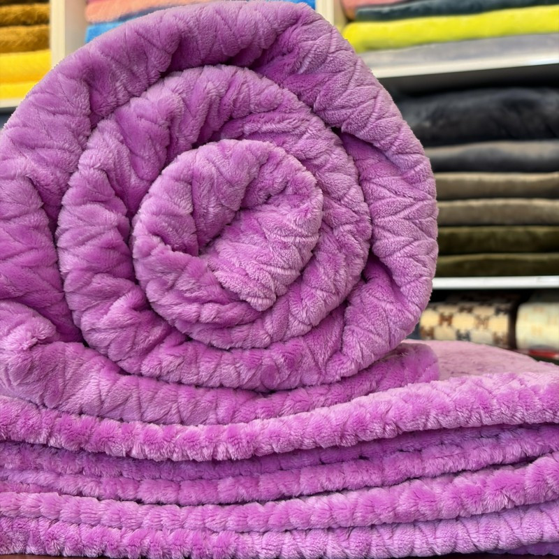 پتو 2 نفره تیلار تک مدل ژاکارد سایز 220x200 سانتی‌متر