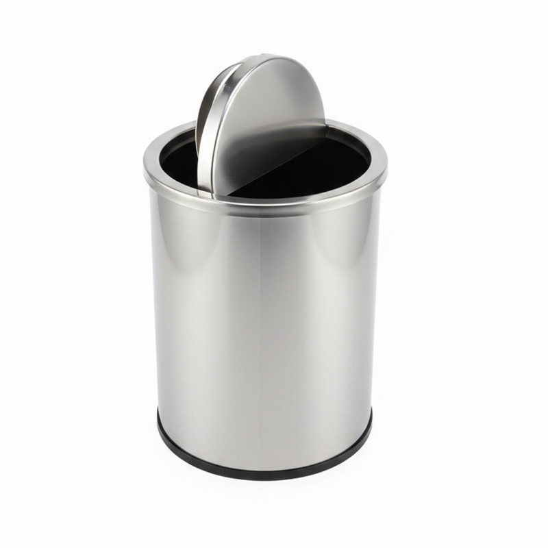 ست سطل زباله و فرچه دلفین مدل DRT-01