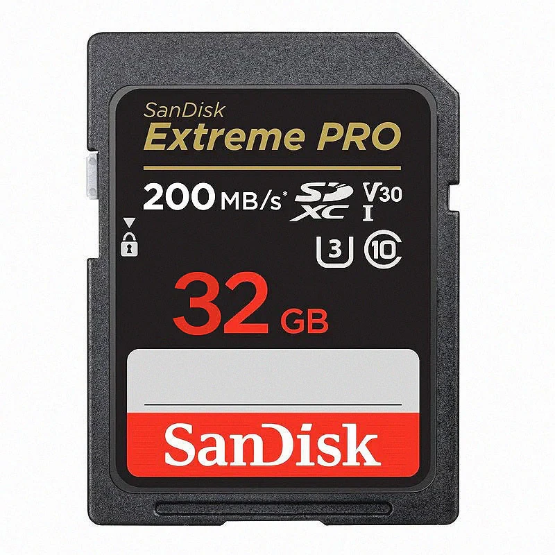 کارت حافظه SDXC سن دیسک مدل Extreme Pro V30 کلاس 10 استاندارد UHS-I U3 سرعت 200mbps ظرفیت 32 گیگابایت