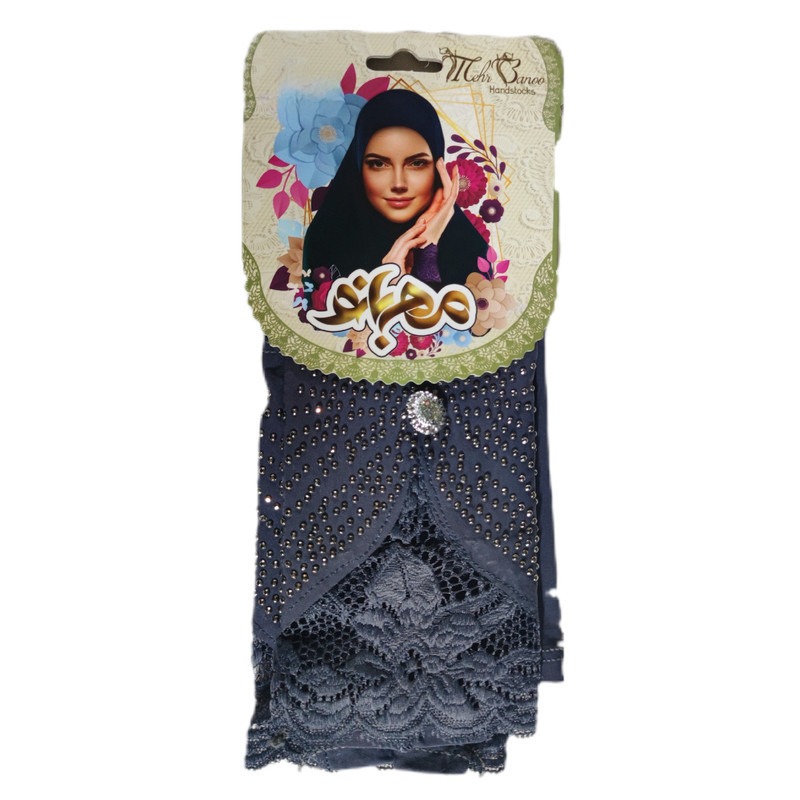 ساق دست زنانه مهربانو مدل تکه دوزی نگینی