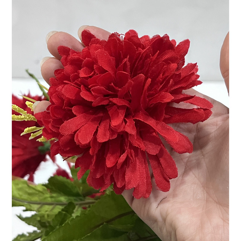 گل مصنوعی مدل بوته 5 گل میخک 012
