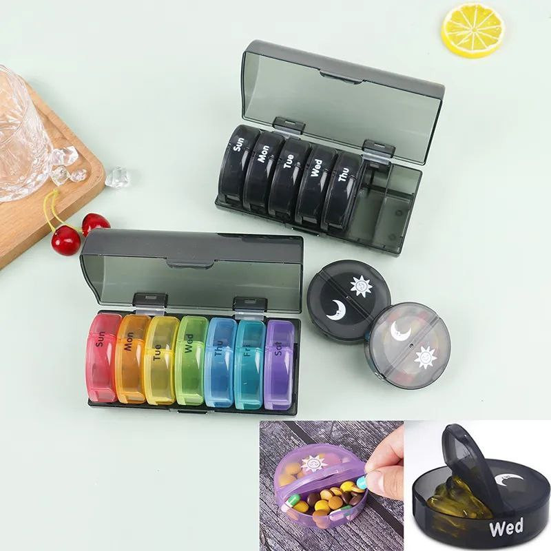 جعبه نگهدارنده دارو مدل Rainbow
