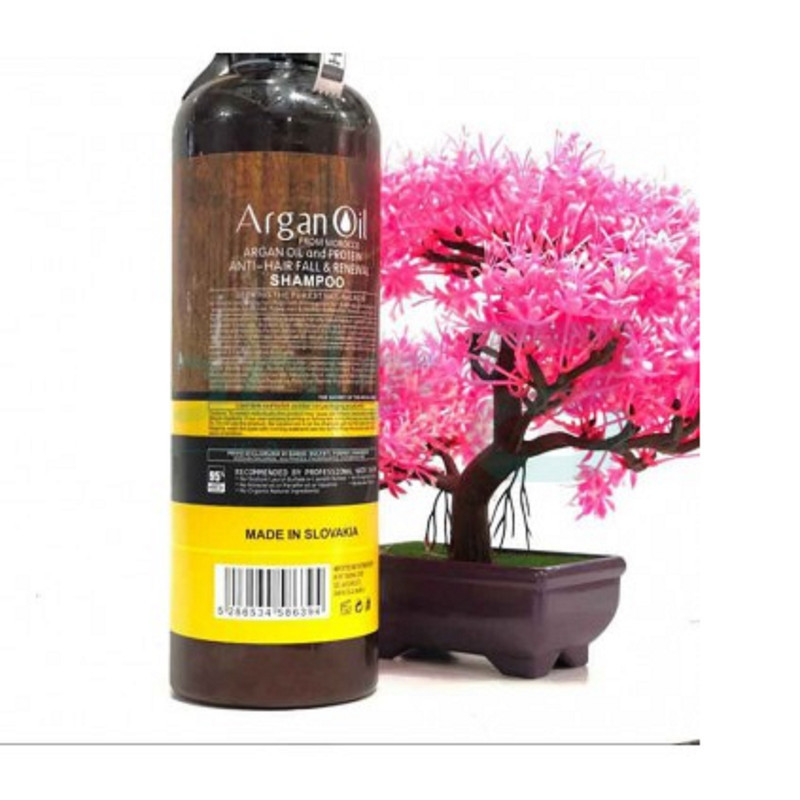 شامپو تقویت‌کننده و ترمیم کننده مو لایتنس مدل argan حجم 900 میلی‌لیتر به همراه ماسک مو لایتنس مدل argan oil حجم 1000 میلی‌لیتر