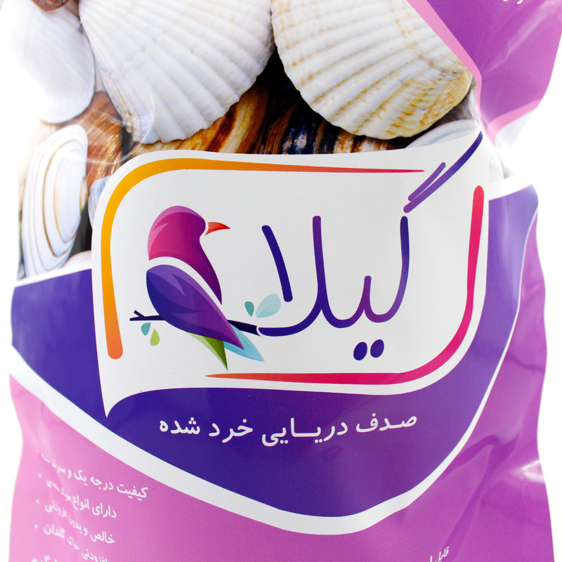 صدف خرد شده دریایی گیلا مدل سیشل کد SS15 بسته 1.5 کیلوگرمی