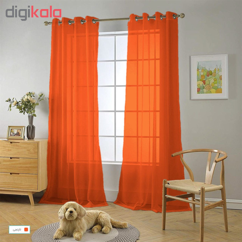 پرده مدل حریر N110 سایز 280×150 سانتی متر