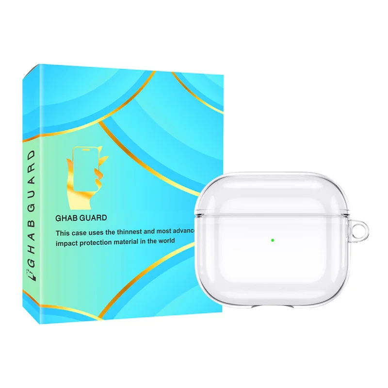 کاور قاب گارد مدل CLEARGHA مناسب برای کیس اپل AirPods 3