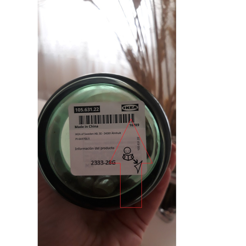 جاشمعی ایکیا مدل BUSKBJÖRK به همراه شمع LED مجموعه2 عددی