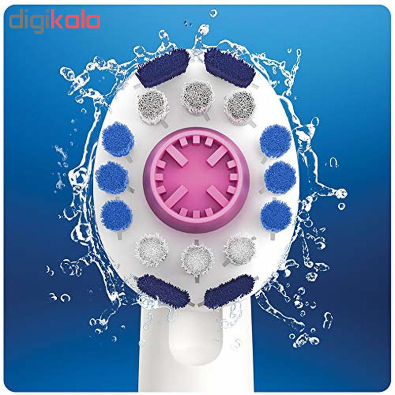 سری یدک مسواک برقی اورال-بی مدل 3D White بسته 2 عددی