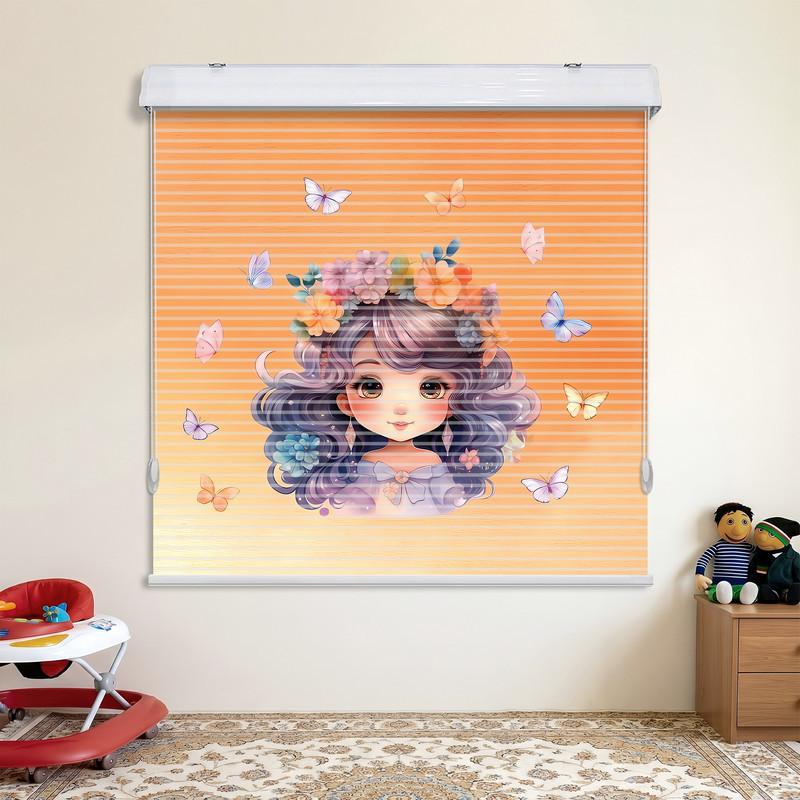 پرده زبرا مدل شب و روز زبران سایز 150 × 120 سانتی‌متر