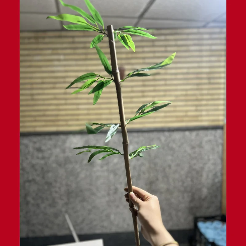 گل مصنوعی مدل بامبو خیزران ارتفاع 55 سانتی متری مجموعه 3 عددی