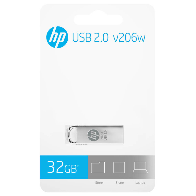 فلش مموری اچ پی مدل V206w ظرفیت 32 گیگابایت