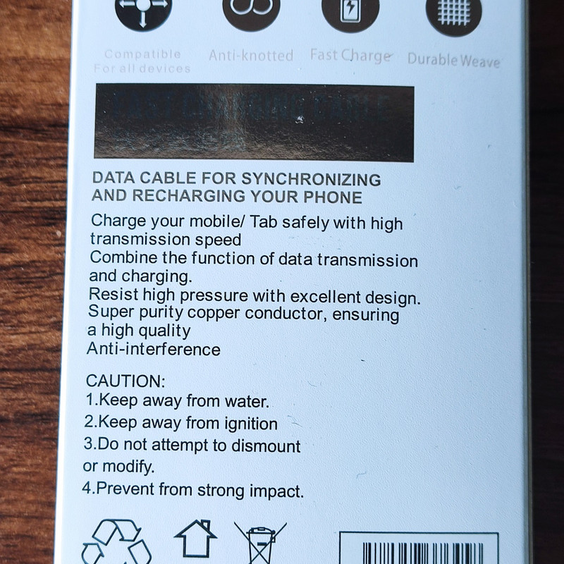 کابل تبدیل USB به USB-C ریان مدل RP-01 طول 1 متر