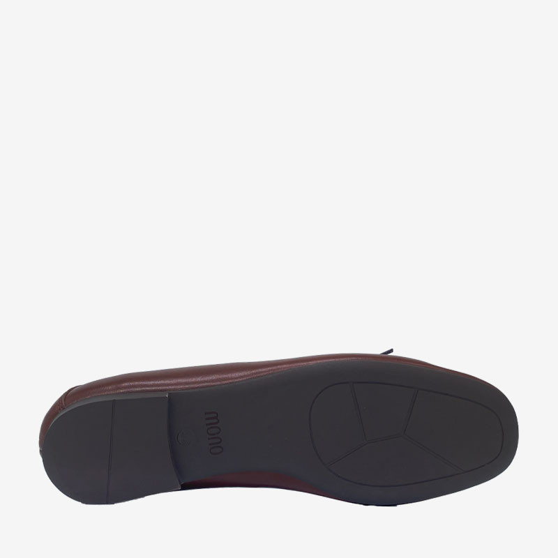 کفش تخت عروسکی زنانه مونو مدل چرم طبیعی کد J0167