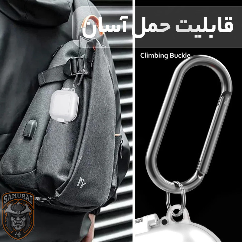 کاور سامورایی مدل Quad-38 مناسب برای کیس هدفون سامسونگ Galaxy Buds Live  Buds Pro  Buds 2  Buds 2 Pro  Buds FE  Buds Core