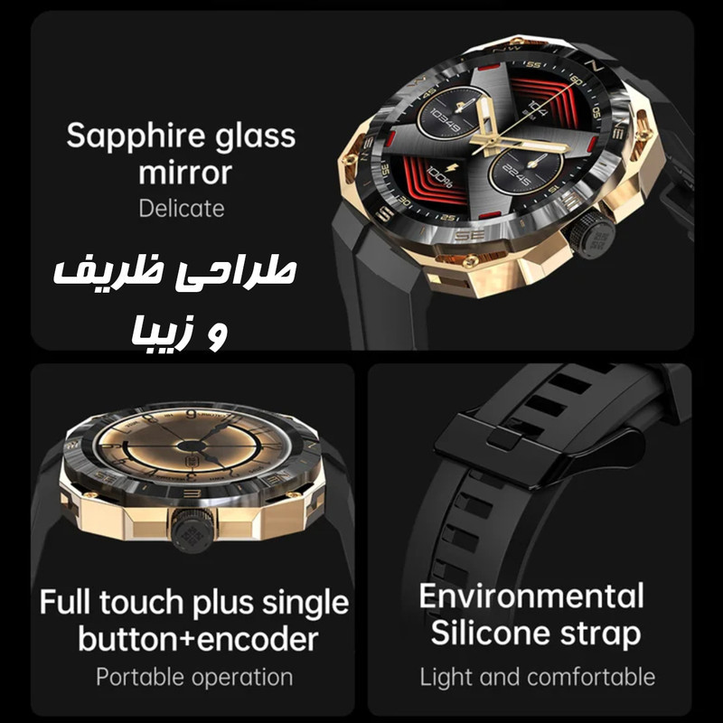 ساعت هوشمند مدل HW3 Cyber-Flicker Case