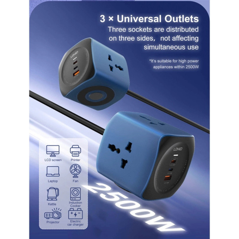 چندراهی برق الدینیو مدل SC3319 - EU Power Cord